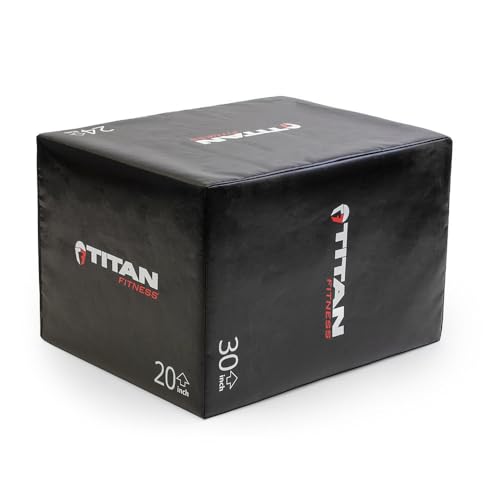 Titan Fitness 3-in-1 Soft Foam Plyo Box