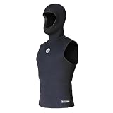 Chaleco de buceo sin mangas de 3 mm Traje de baño de conducción Traje de neopreno para hombre Chaleco con capucha Buceo Mantiene el cabello seco con tapa Trajes de neopreno Traje de neopreno Pesca