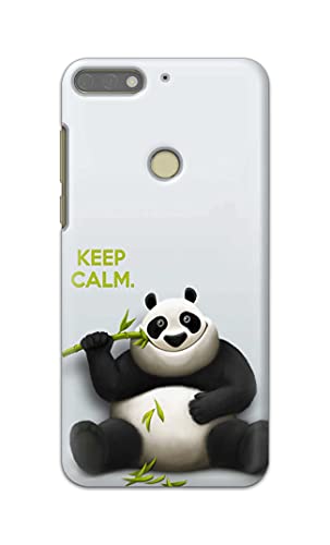 Image of PRINTFIDAA� Printed Hard Back Cover Case for Honor 7C | Huawei Y7 Prime 2018 | Huawei Y7 2018 | Nova 2 Lite Back Cover (Cartoon Panda) -2808