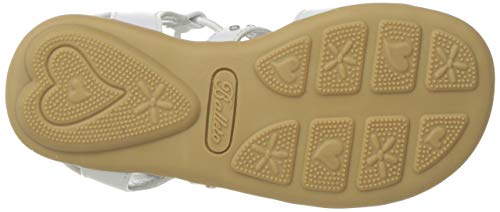 Jumping Jacks Girl's Jaime Flat, White, 11 M US Little Kid4