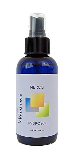 Neroli Hydrosol Facial Toning Mist - Soothing Natural Facial Toner - Pure Neroli Floral Water - 4oz