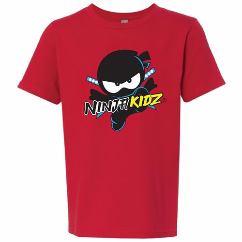 Official Original Logo Tee Boys Shirt, Dress Your Ninja Kids in Cool Kids Clothes, Ninja Shirt Merch