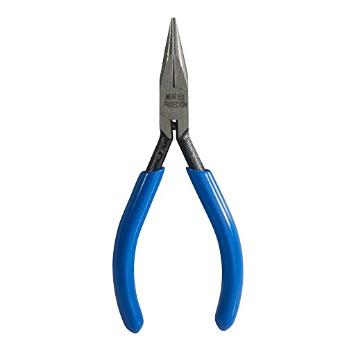 Klein Tools D322-41/2C Electronics Pliers, Slim Long-Nose, Spring-Loaded
