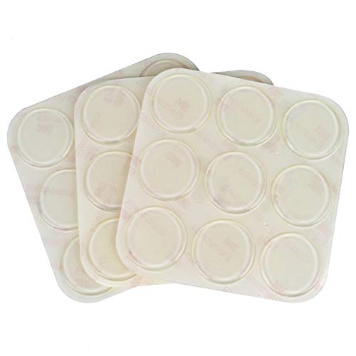 WSSROGY 27 Pieces Clear Silicone Door knob Wall Shield Self Adhesive Wall Guards Stoppers Pad Door Handle Bumper Door Round Soft Stop