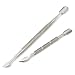 Best Cuticle Pusher and Spoon Nail Cleaner Set - Professional Stainless Steel Cuticle Remover Kit, Cutter and Trimmer Manicure and Pedicure Tools - for Fingernail and Toenails