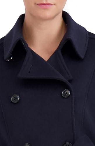 Cole Haan Women's Midnight Wool Blend Trench Coat - Size 6 - Image 4