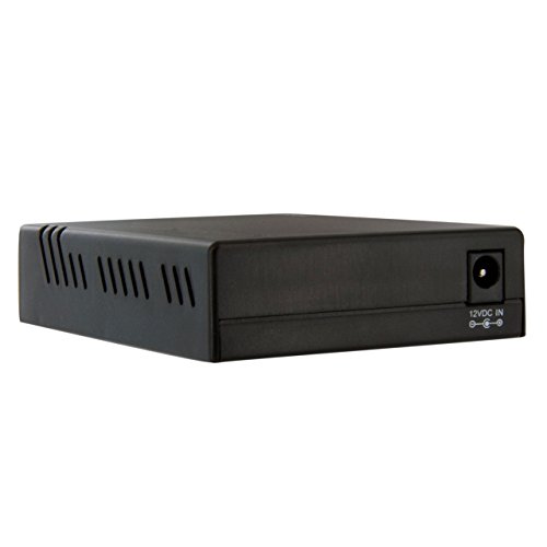 Image of StarTech Multi-Mode (MM) ST Fiber Media Converter, 2km, TAA (MCM110ST2) | 10 /100Mbps Networks, 1310nm, For, Standalone Ethernet to ST MM Fiber Media Converter