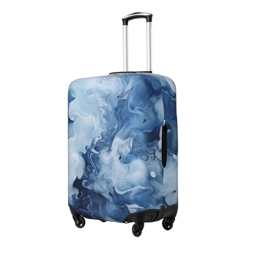 Suitcase Covers for Luggage, Luggage Cover Protector Fits 18-32 Inch Luggages (Blue Watercolor, L)2