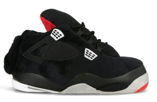 Stardust Fluffy Warm Home Shoes for Men and Women, Plush Slippers Comfy Kicks Winter Warm Fleece Lined Sneakers with Anti-skid Rubber Sole (HS, Black, Home Shoes)2