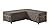 Garden Balsam Heavy Duty Waterproof Patio Furniture Covers,Fade Resistant Outdoor Sofa Covers V-Shaped Sofa Cover 85" W (on Each Side) x 33" D x 31" H Dark Grey