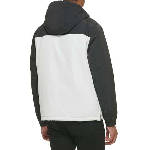 Tommy Hilfiger mens Performance Fleece Lined Hooded Popover Jacket4