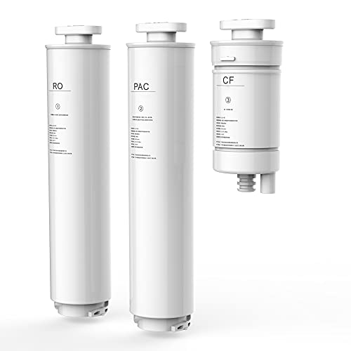 AORA | Ersatzfilter-Set für Mobile Umkehrosmoseanlage ohne Festwasseranschluss Quick Change - Wasserfilter | FRESH OSMOSIS WATER | CF + PAC Ersatzfilter + Membrane