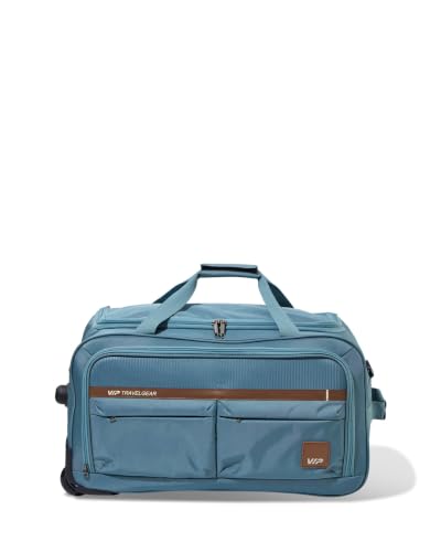 Image of VIP Grande Cabin (Small Size) 2-Wheel Duffle Trolley Bag, Smoke Blue