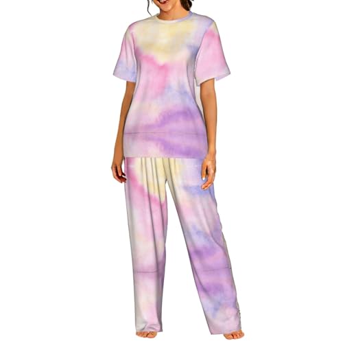 Ensemble de détente pour femme Rainbow pyjama confort S-3XL