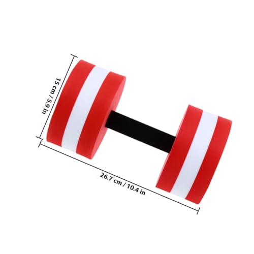 Barra flotante roja EVA para piscina, equipo fitness acuático miniatura 2