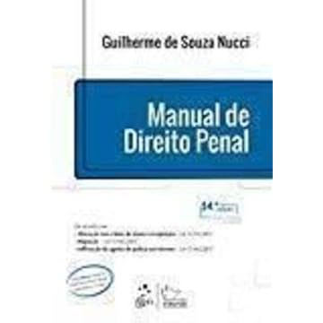 Capa do livro Manual de Direito Penal