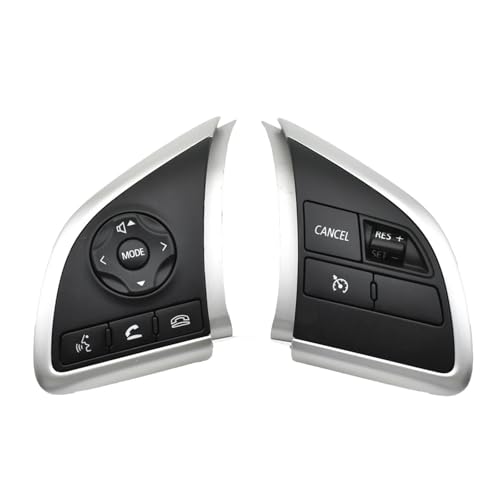 Interrupteur de contrôle de vitesse de croisière Mitsubishi Outlander boutons de volant audio silver