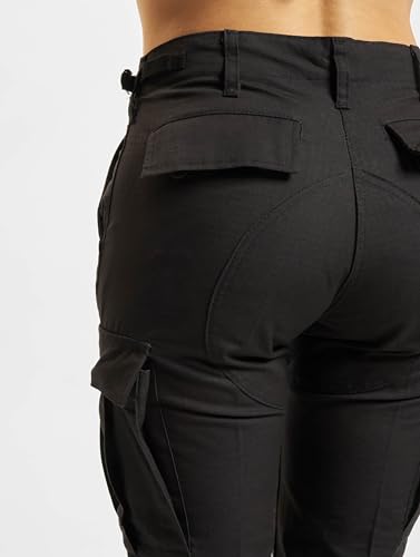 Brandit Women BDU Ripstop Pants, Farbe: Black, Größe: 28