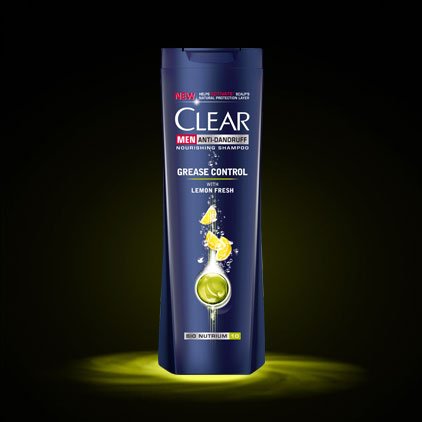 Clear Shampoo Refreshing Grease Control With Lemon Extract HELPS ACTIVATE SCALPS NATURAL PROTECTION 400Ml/13.52Oz (Refreshing Grease Control With Lemon Extract, 3X400Ml/13.52Oz)