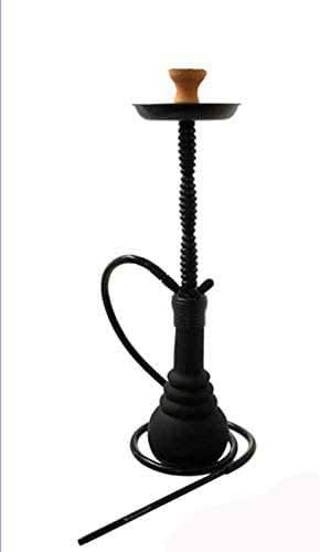 El Keyif Tradi Elox Edition Black Tower Shisha Stainless Steel Height 78 cm