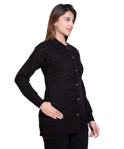 Image of Grand Line Winter wear Acrylic Lady Cardigan /Sweater for Casual and Evening outings