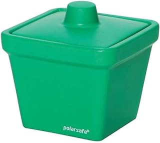Argos Technologies Polarsafe EVA Foam Rectangular Ice Pan with Lid, 1 L, Green