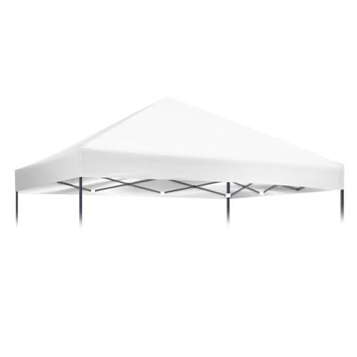 Upgraded Replacement Canopy Top Cover Only - Compatible with Ozark Trail FGA64S1 4x6 Pop Up Canopy Rainproof & UV-Resistant 420D Silver Coated Oxford Fabric (White)