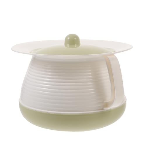 FOMIYES 2 Pcs Portable Potty Handheld Urinal Bucket Lid Thick Plastic Travel Spittoon Home Chamber Pot Cover Urine Storage Pot