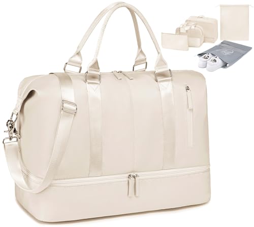 CAMTOP Travel Duffle Bag Women Men Waterproof Shoulder Weekender Overnight Carryon Bag Sports Tote Gym Bag