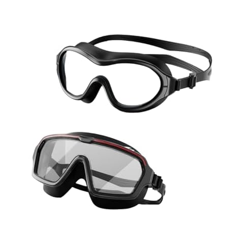 ZSYSUP Adult Swim Goggles，Wide Vision Swim Goggles UV Waterproof Anti Fog Swimwear Eyewear Swim Diving Water Glasses Adjustable Swimming Goggles Women Men Sports Eyewear Cover