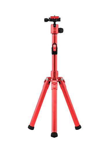 Mefoto Backpacker Air Tripod And Selfie Stick In One Kit - Red (Bpairred) #TOP25
