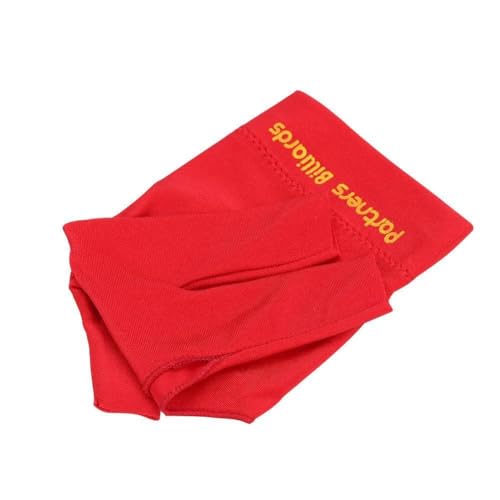 Image of LGB Partners Billiards Professional Snooker and Pool Glove, Two-Finger Design, Pack of 1 (RED)