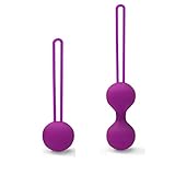 Este set de entrenamiento con pesas Kegel de 2 piezas ayuda a las mujeres a desarrollar fuerza muscular. Excelente dispositivo para controlar la vejiga después del embarazo