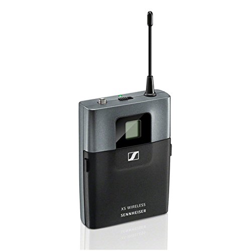 Image of Sennheiser XSW 1-CI1-A Wireless Instrument System - Bodypack Transmitter with 1 /4 inch Cable, True Diversity Receiver, 10 Compatible Channels - Perfect for Guitarists, Bassists & Live Stage Performances
