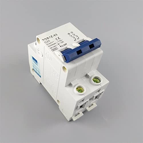 Disjoncteur DC 2P 20A idéal pour sécuriser l'électricité autonome d'un van ou d'un chalet