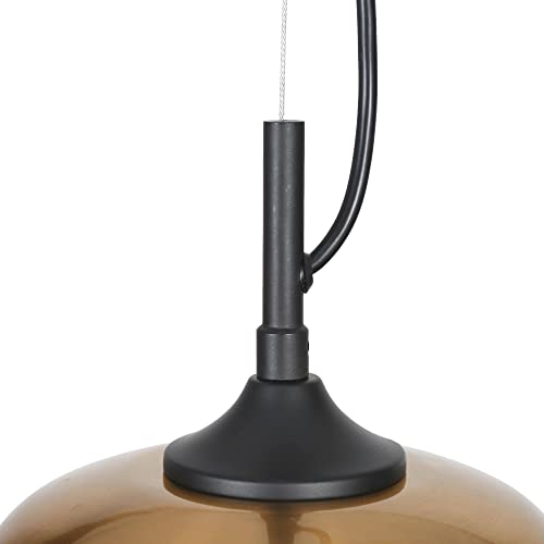 Uolfin Gold Pendant Lights, Modern Pendant Hanging Light Fixture With Metal Shade, 1-Light Pendant Lighting For Kitchen Island, Dining Room, Electroplated Copper Finish #TOP6