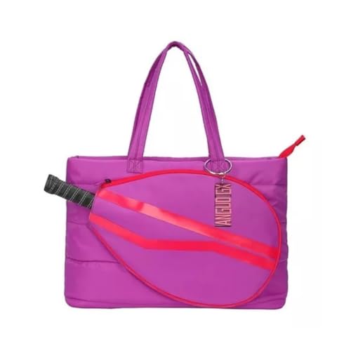 Raqueteira Beach Tennis Reforçada Bolsa Sacola Para Raquete (Roxo)