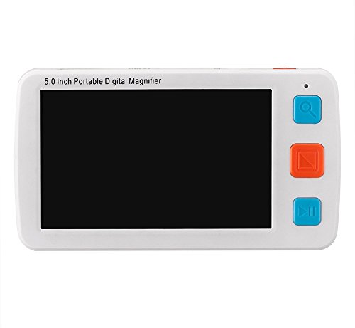 Price comparison product image 5 Inch Digital Magnifier Handheld LCD Display 4-32X Low Vision Reading Aid With Multiple Color Patterns