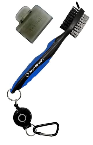 Golf Brush and Club Groove Cleaner (Blue)