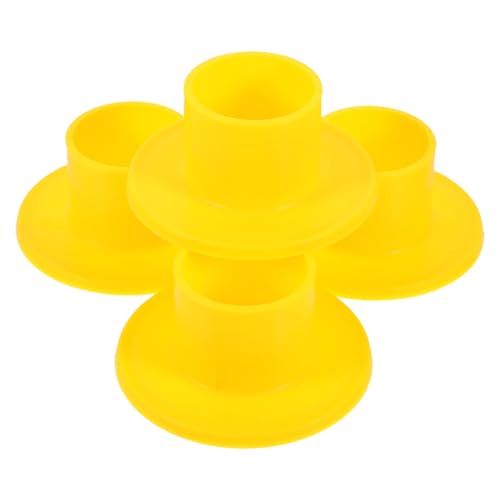 Toddmomy Playground Foot Plate Holder Steel Base Plate Plastic Covers for Boys and Girls Play Equipment Stable Support Safety First