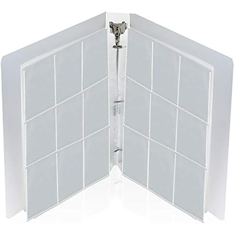 Lictin Trading Card Sleeves - Transparent Waterproof 540 Pockets Game Card Sleeves Album, Trading Card Binder Storage Album Pages (540 Pockets) Cover