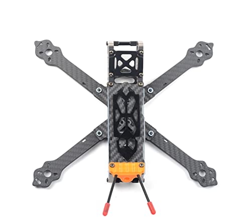 Wivplex Kit de cadre Freestyle G520S 5 pouces Bras type fendu Drone course FPV 4 mm Kit drone