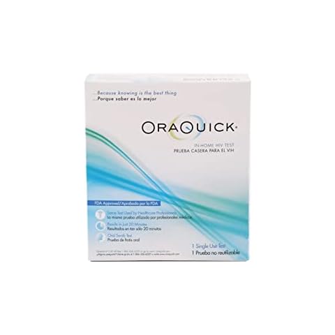 OraQuick In-Home HIV Test Kit - 1 Each, Pack of 5 Cover