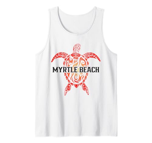 Myrtle Beach Souvenir de surfeur tortue de mer Caroline du Sud Débardeur