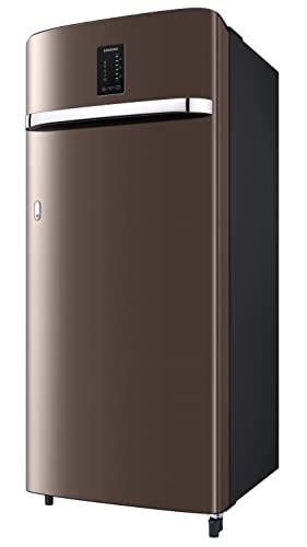 Image of Samsung 215L 4 Star Inverter Direct-Cool Single Door Digi-Touch Refrigerator (RR23C2E24DX /HL,Luxe Brown)