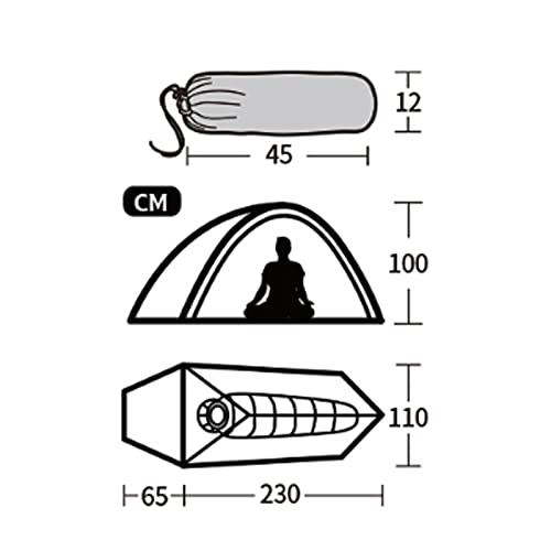 Carpa portátil impermeable para camping y senderismo miniatura 7