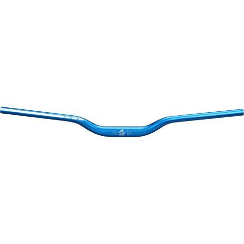Cintre Spank Spoon 35mm bleu 800mm pour relever le poste de pilotage en VTT descente