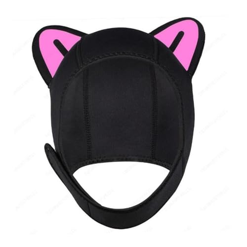 Bonnet de plongée oreilles de chat cagoule étanche et thermique pour sports nautiques