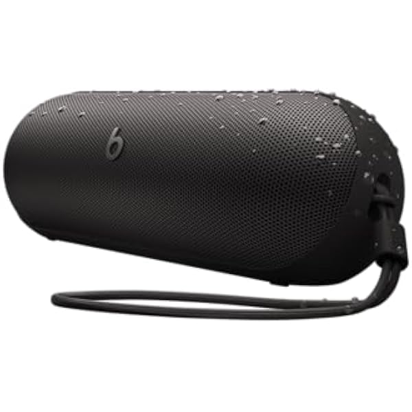 Beats Pill –bezprzewodowy głośnik Bluetooth i przenośna ładowarka z przewodem USB-C, do 24 godzin pracy na baterii, odporność na wodę klasy IP67, zgodność z urządzeniami Apple i Android – matowy czarny