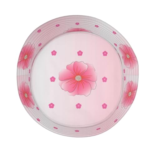 Blooming Carnations Adult Unisex Sunshade Bucket hat, Non-Shrinking, Lightweight, Breathable, Foldable, Easy to Store Black4